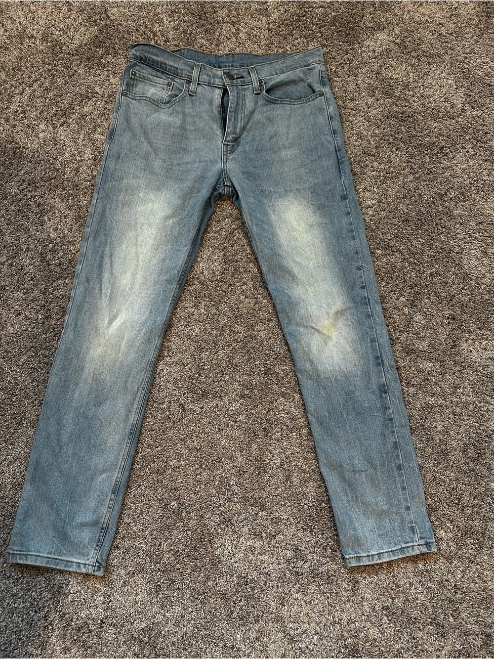 Levi's Men's Slim Straight Light Blue Washed Jeans